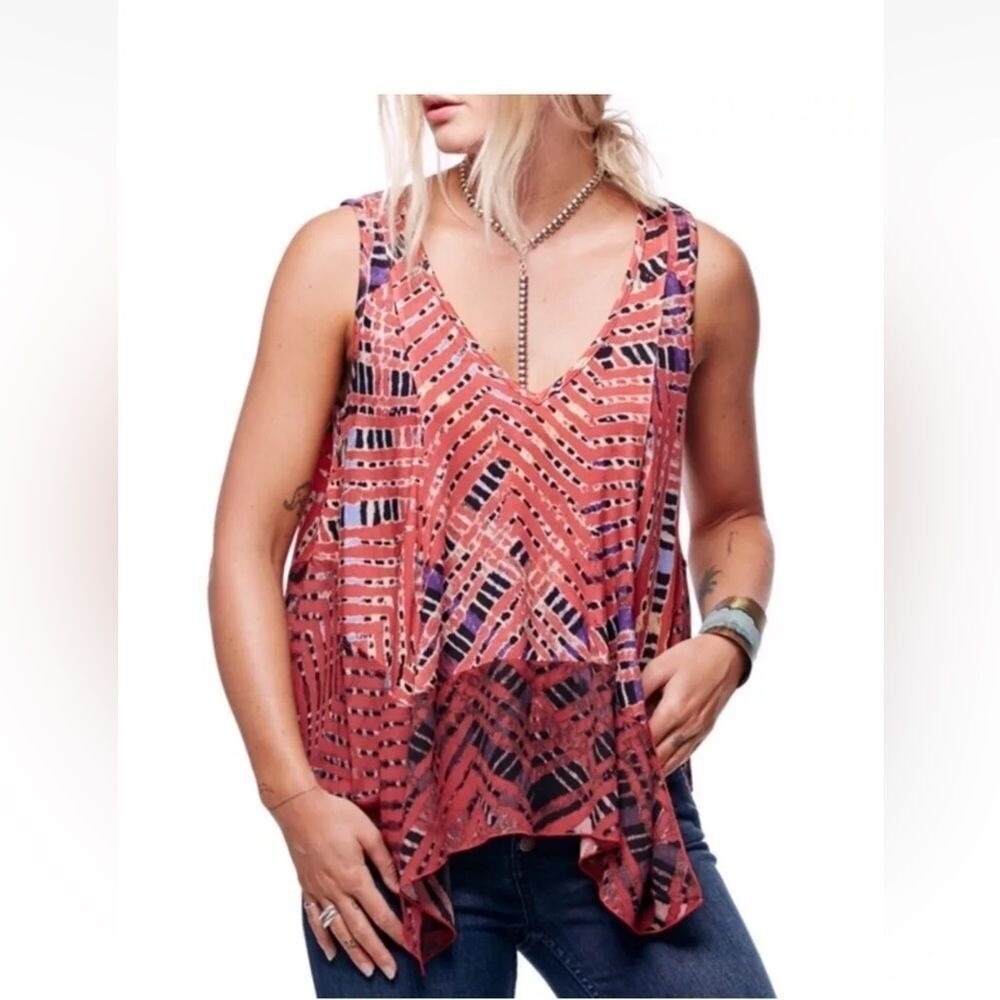 New Free People Daydreamers‎ Tank Tunic Top XS
